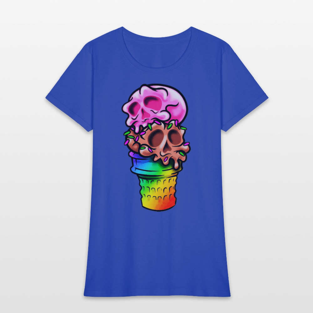 Cone Skull - royal blue