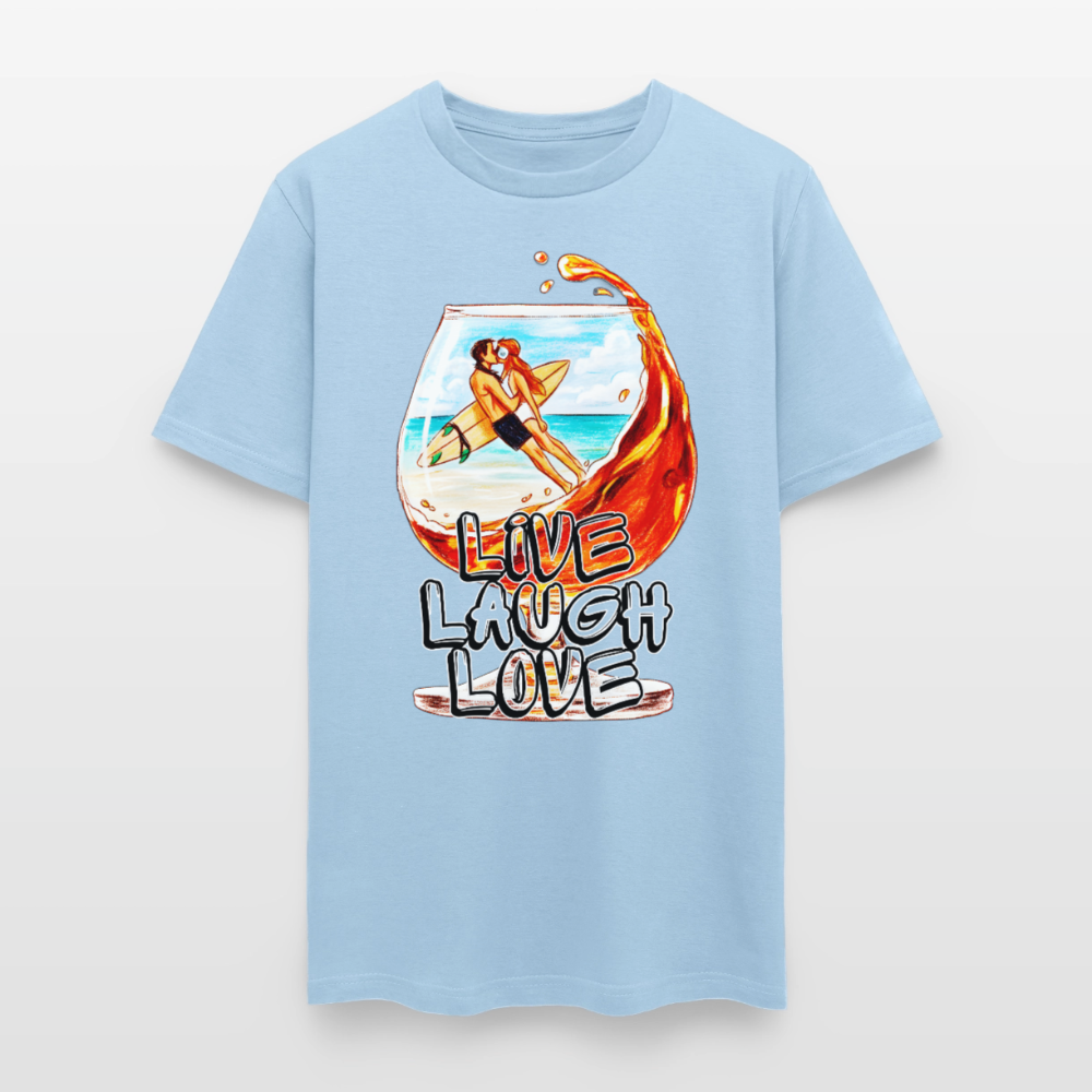 Live, Laugh, Love - powder blue