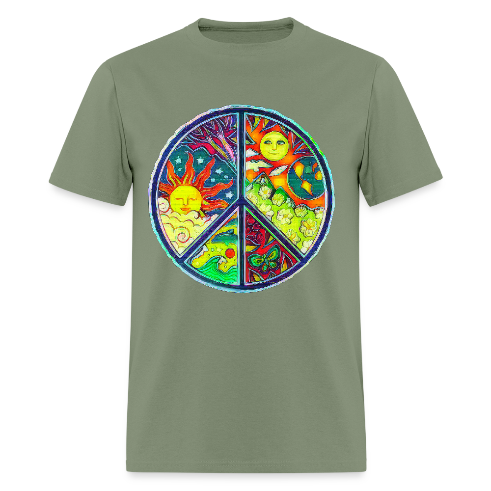 Peace - military green