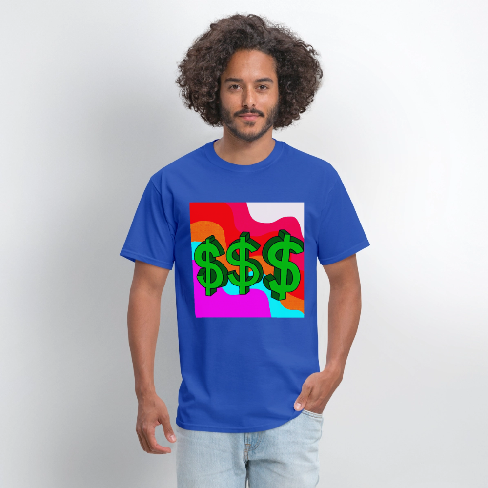 Dollar Sign - royal blue