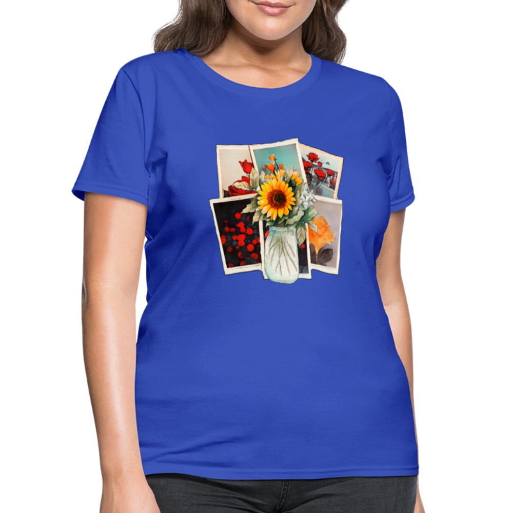 Flowers - royal blue