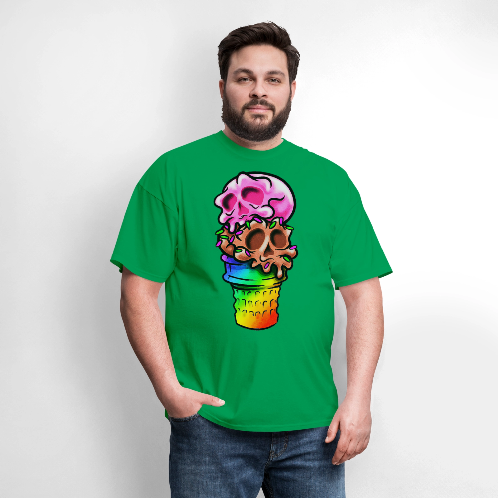 Cone Skull - bright green
