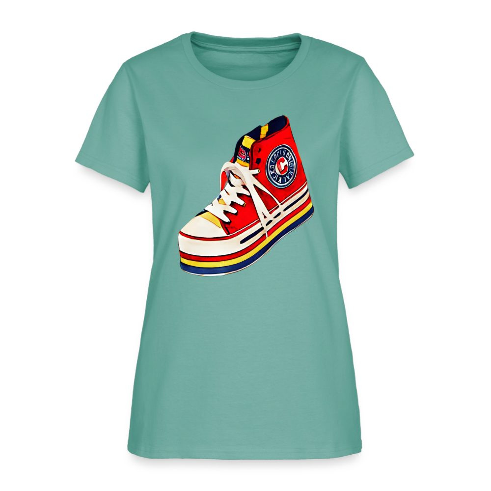 High Top Sneaker - aquatic