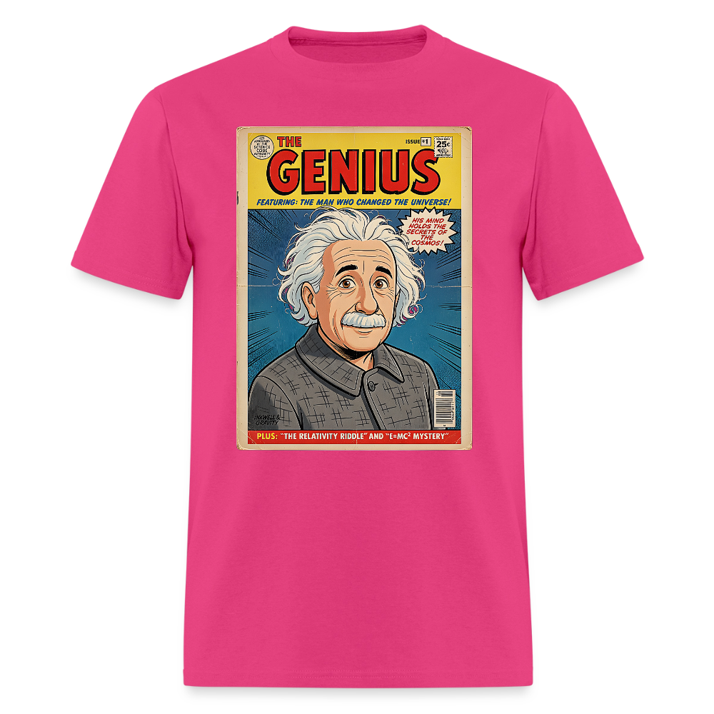 Albert Einstein #1 - fuchsia