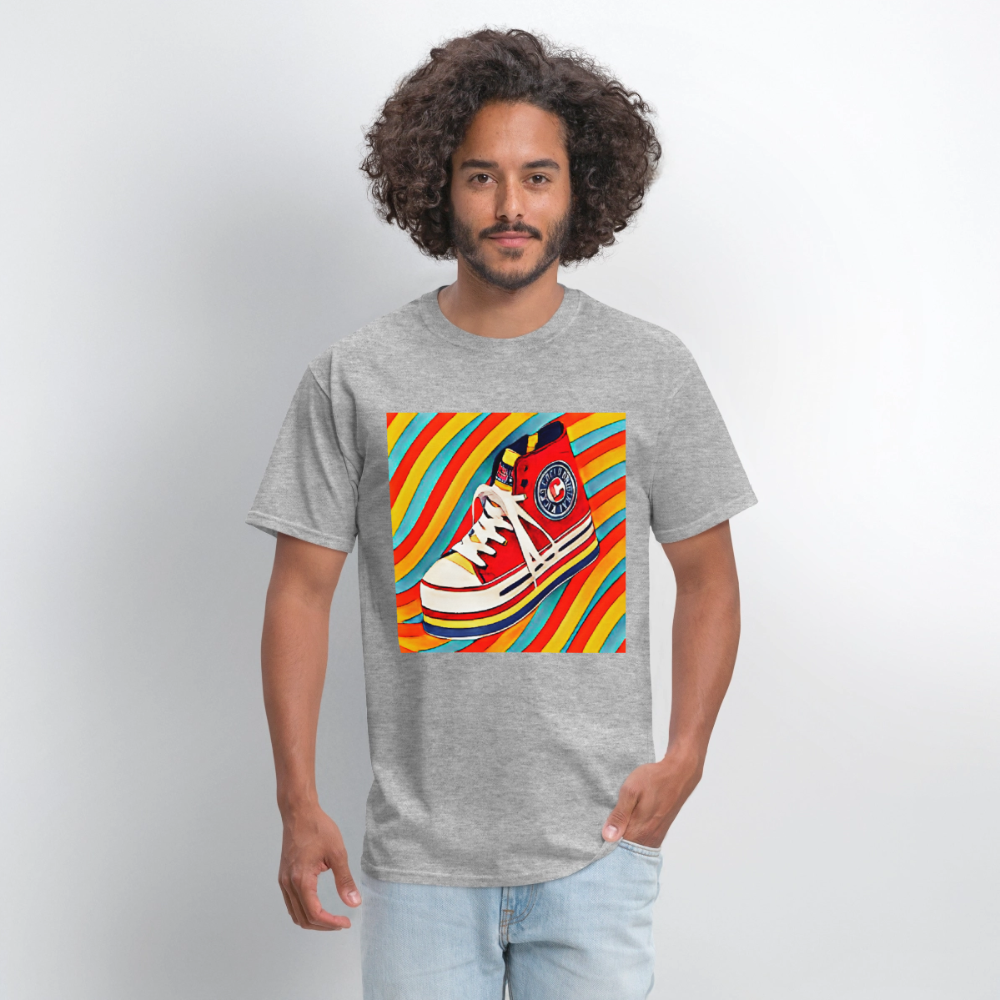 High Top Sneaker - heather gray