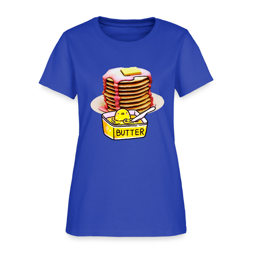 Pancakes and Butter - royal blue