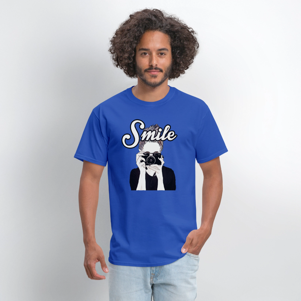 Smile - royal blue