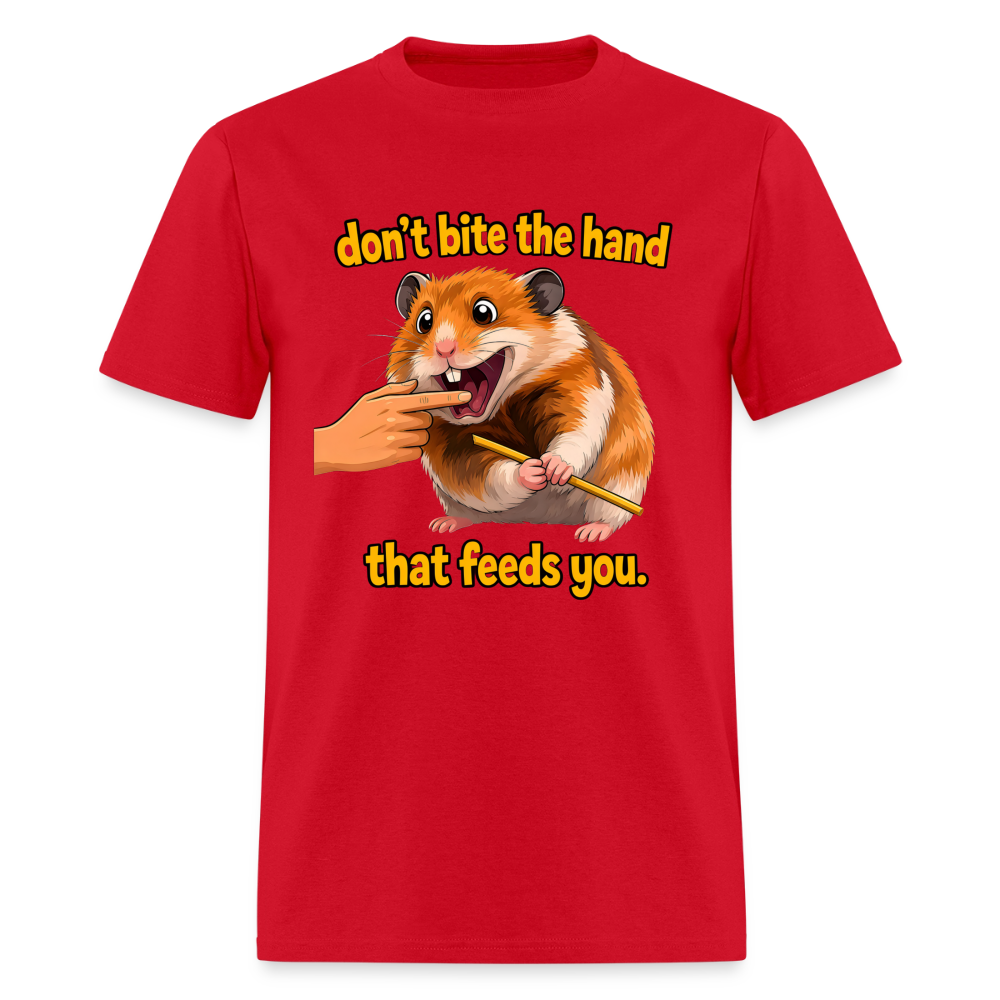 Don't Bite The Hand - red