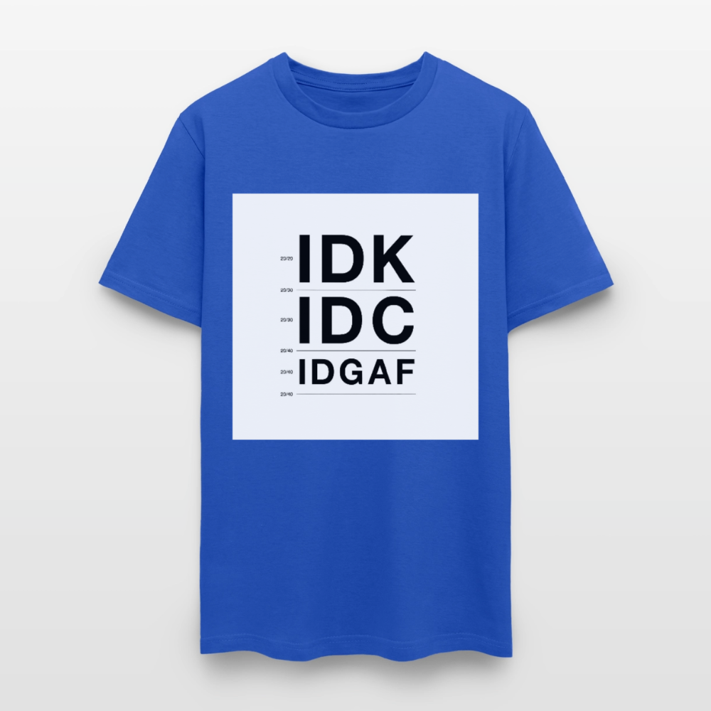 #2 IDK - royal blue