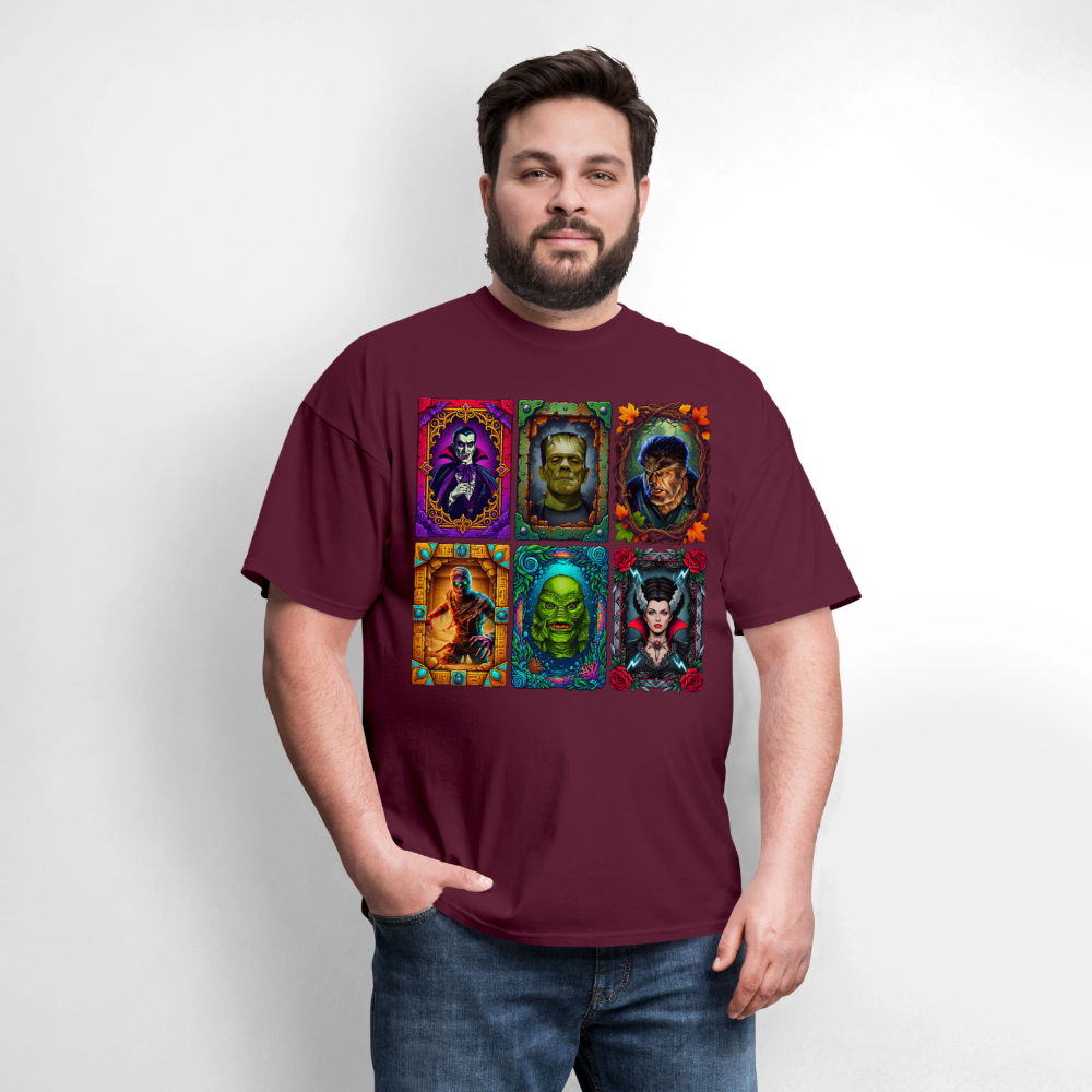 A Monster Mash - burgundy