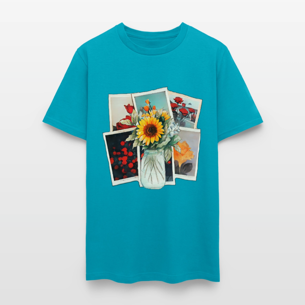 Flowers - turquoise