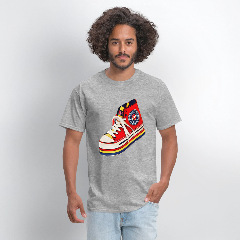 High Top Sneaker - heather gray