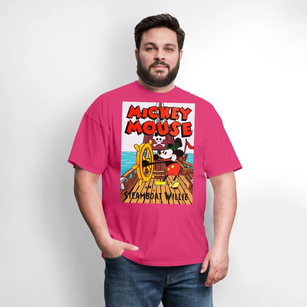 Steamboat Willie - fuchsia