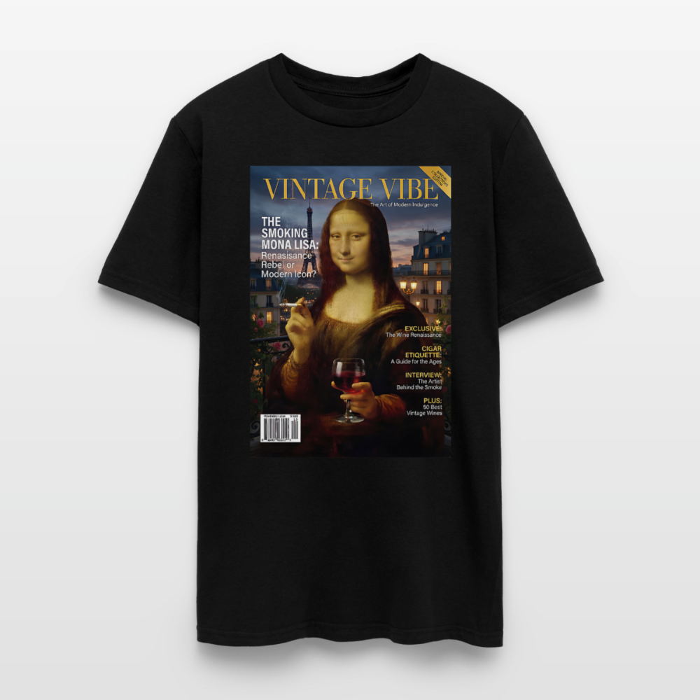 A Smoking Mona Lisa - black