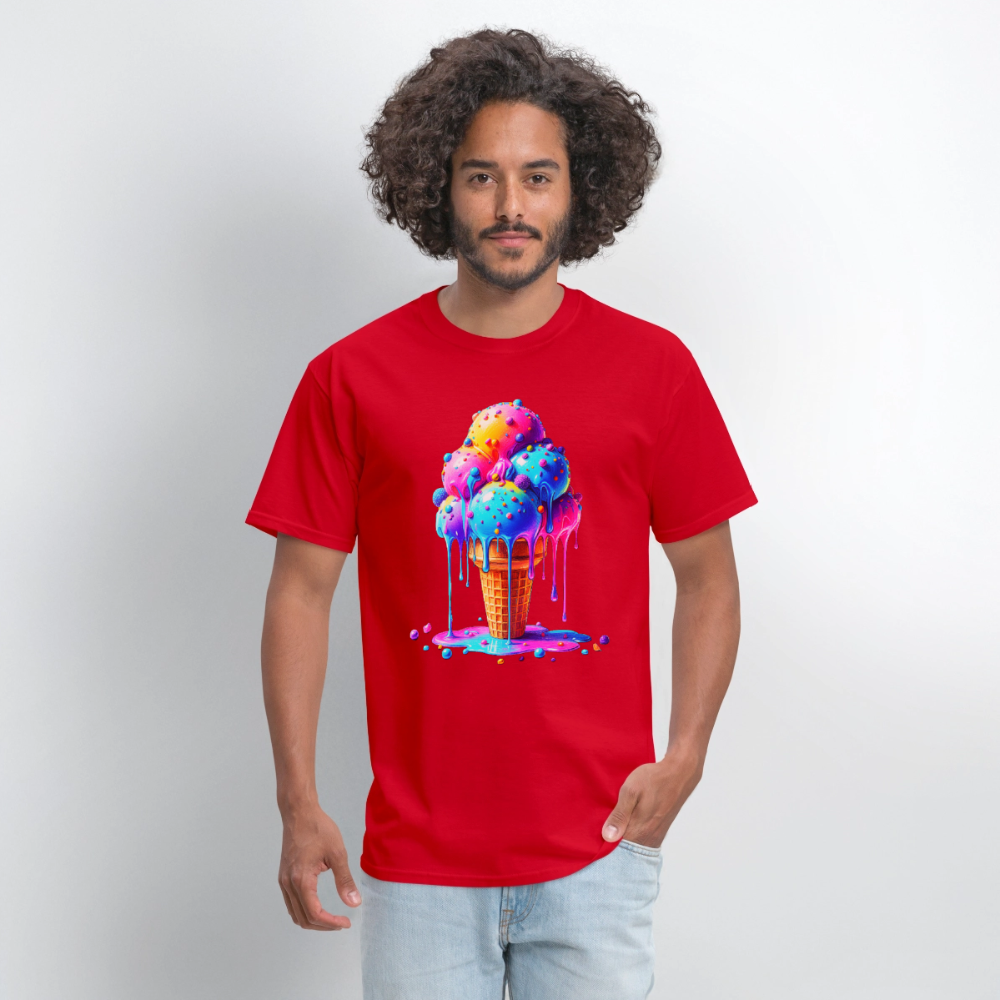Melting Rainbow - red