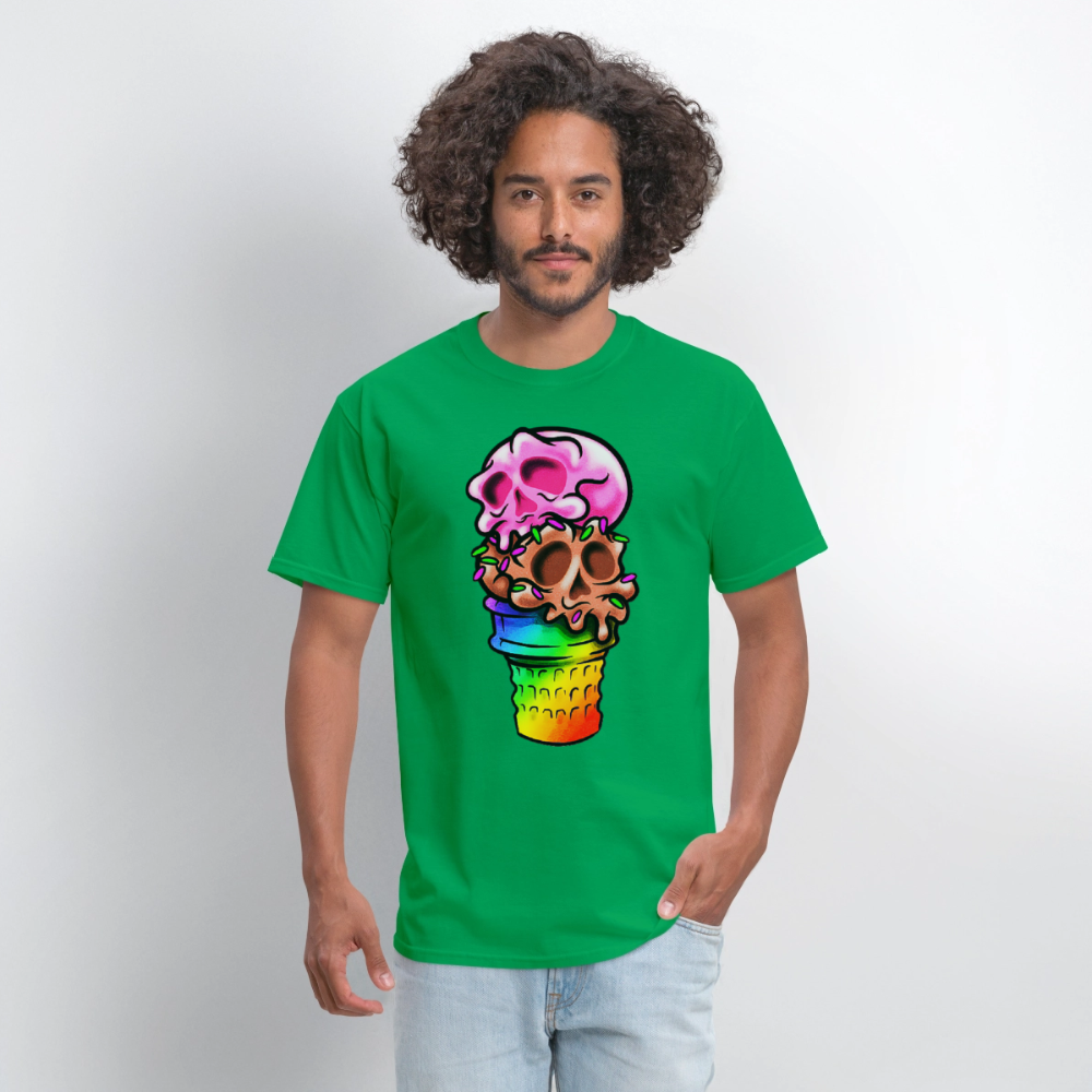 Cone Skull - bright green