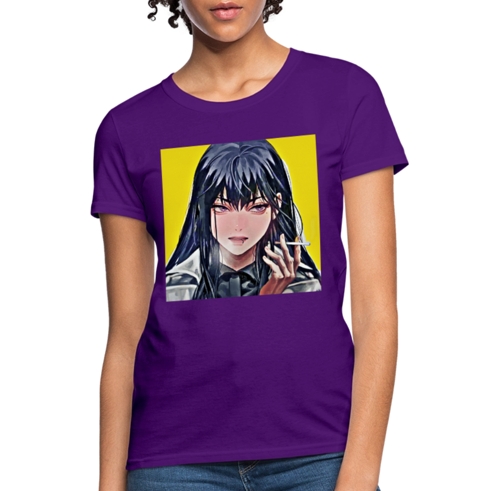 Mysterious Woman - purple