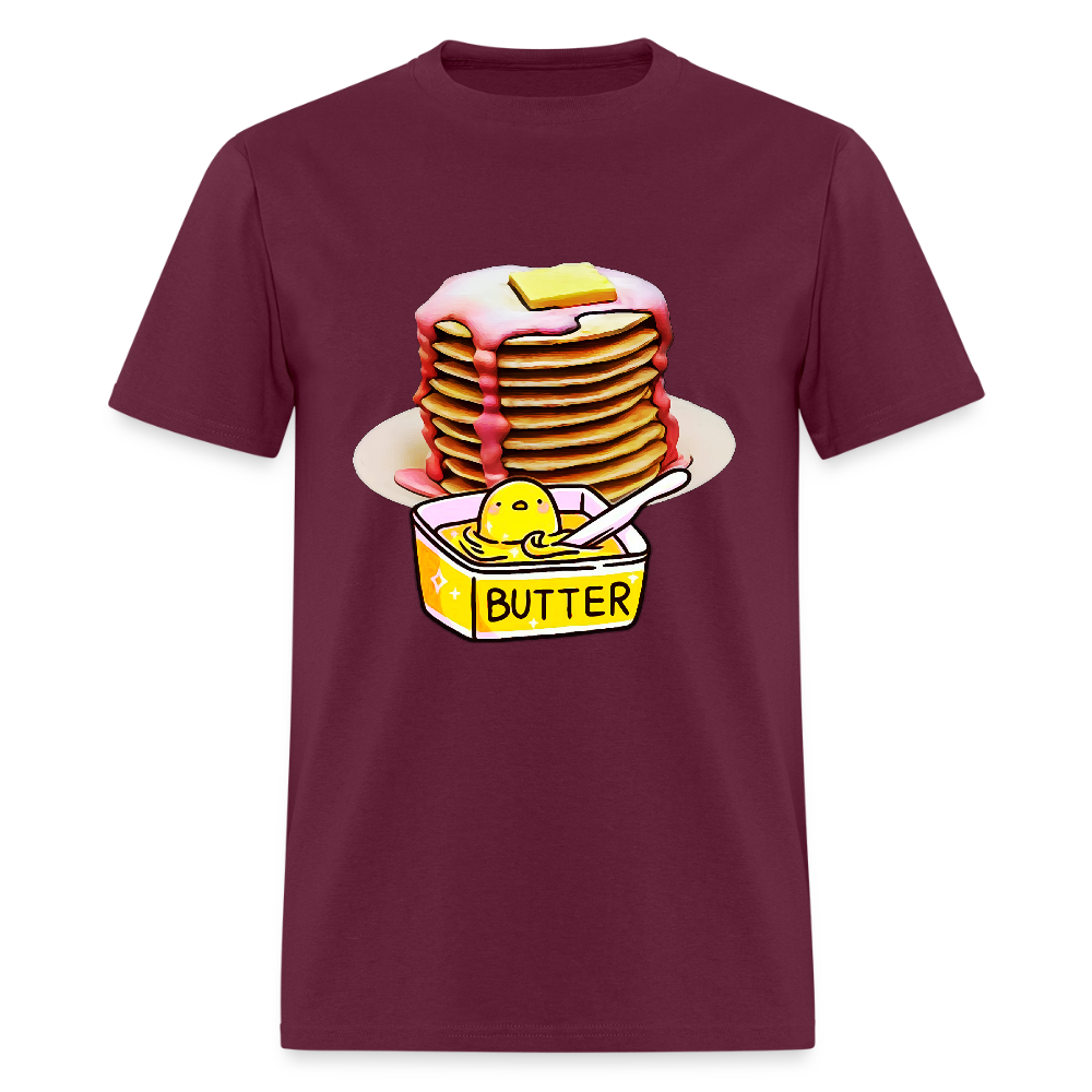 Pancakes and Butter - burgundy