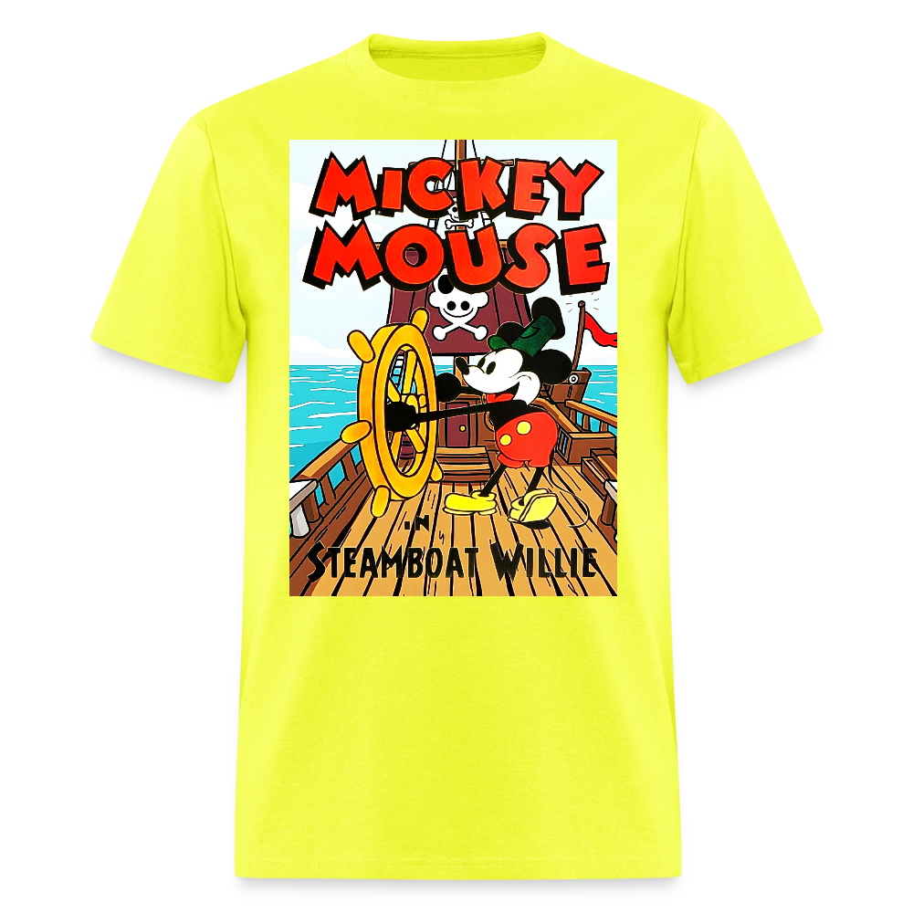 Steamboat Willie - safety green