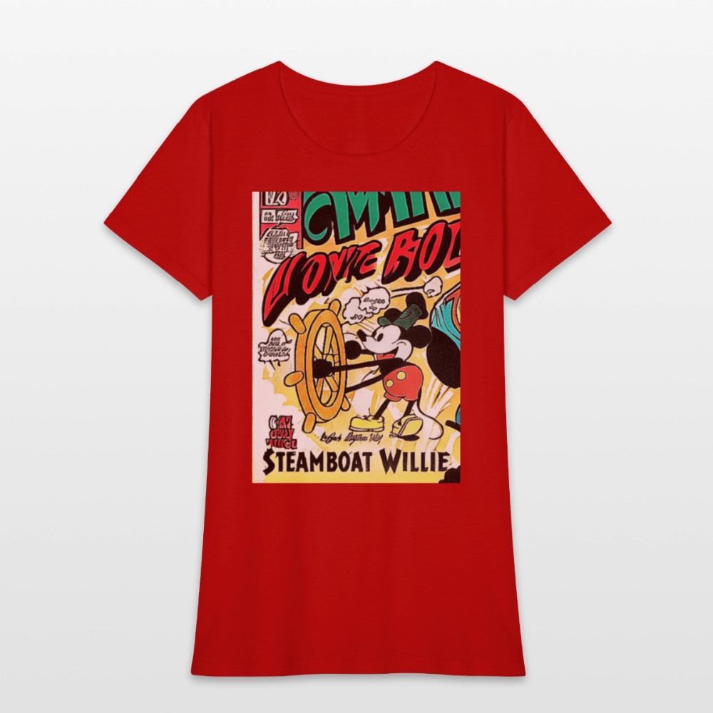 Steamboat Willie - red