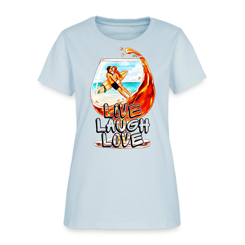 Live, Laugh, Love - light blue