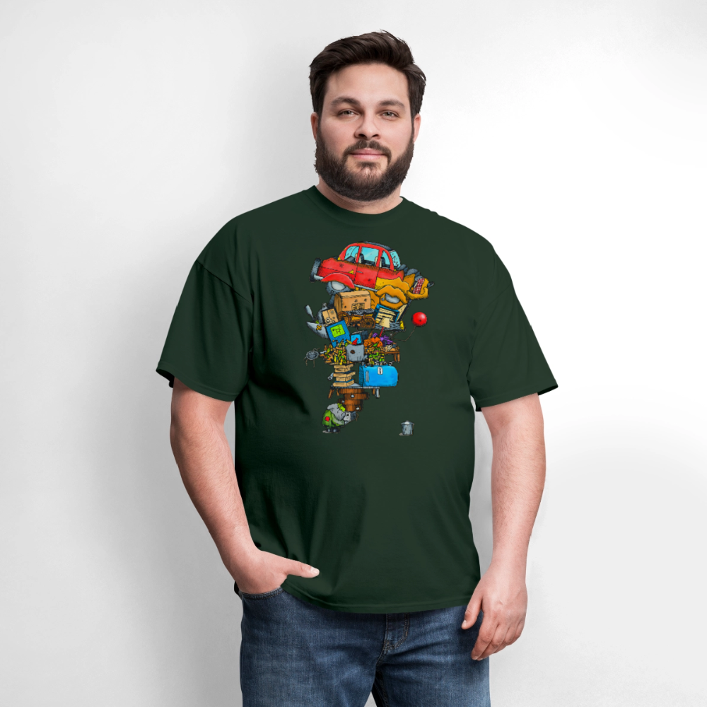 Cleaning House - forest green