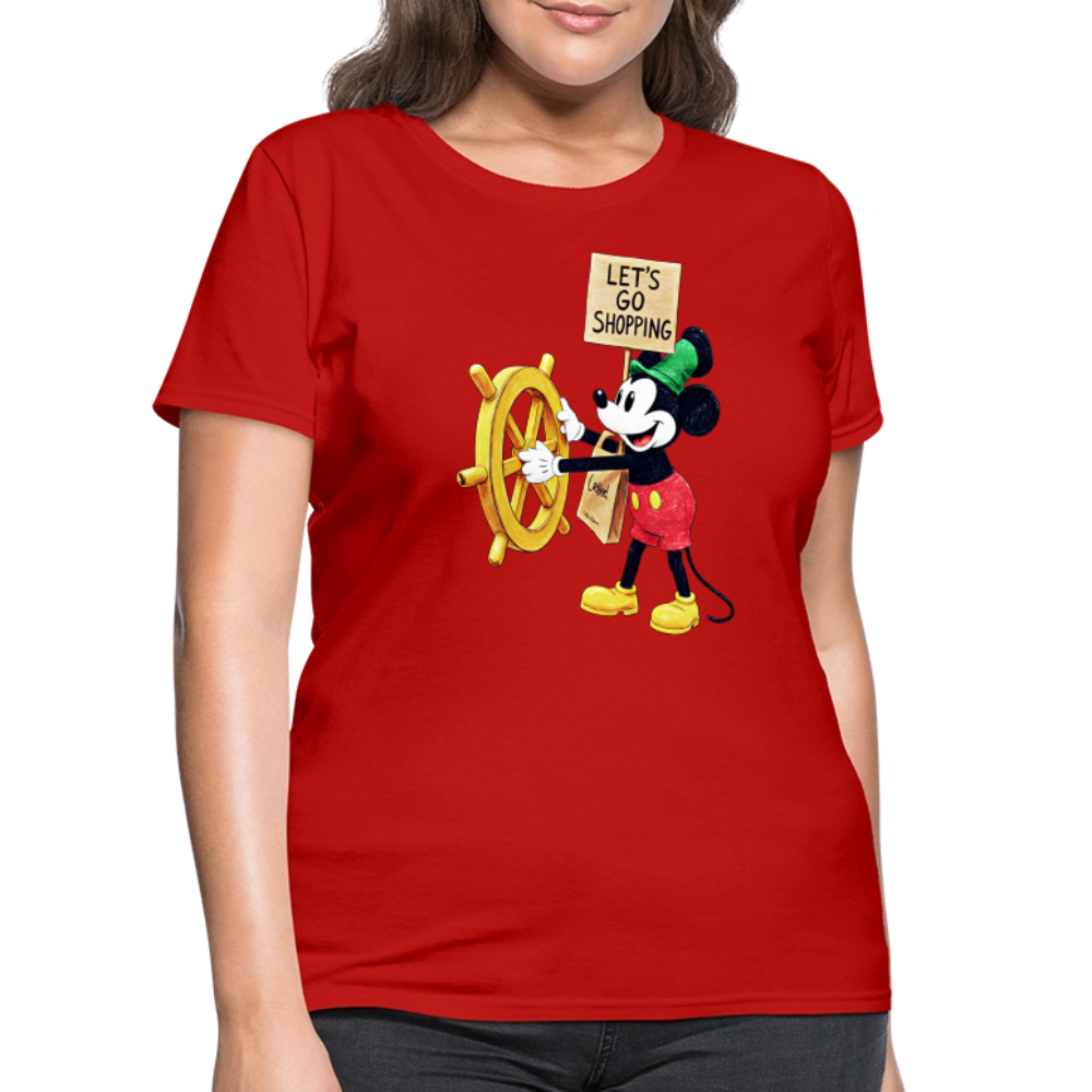 Let's Go Shopping - red