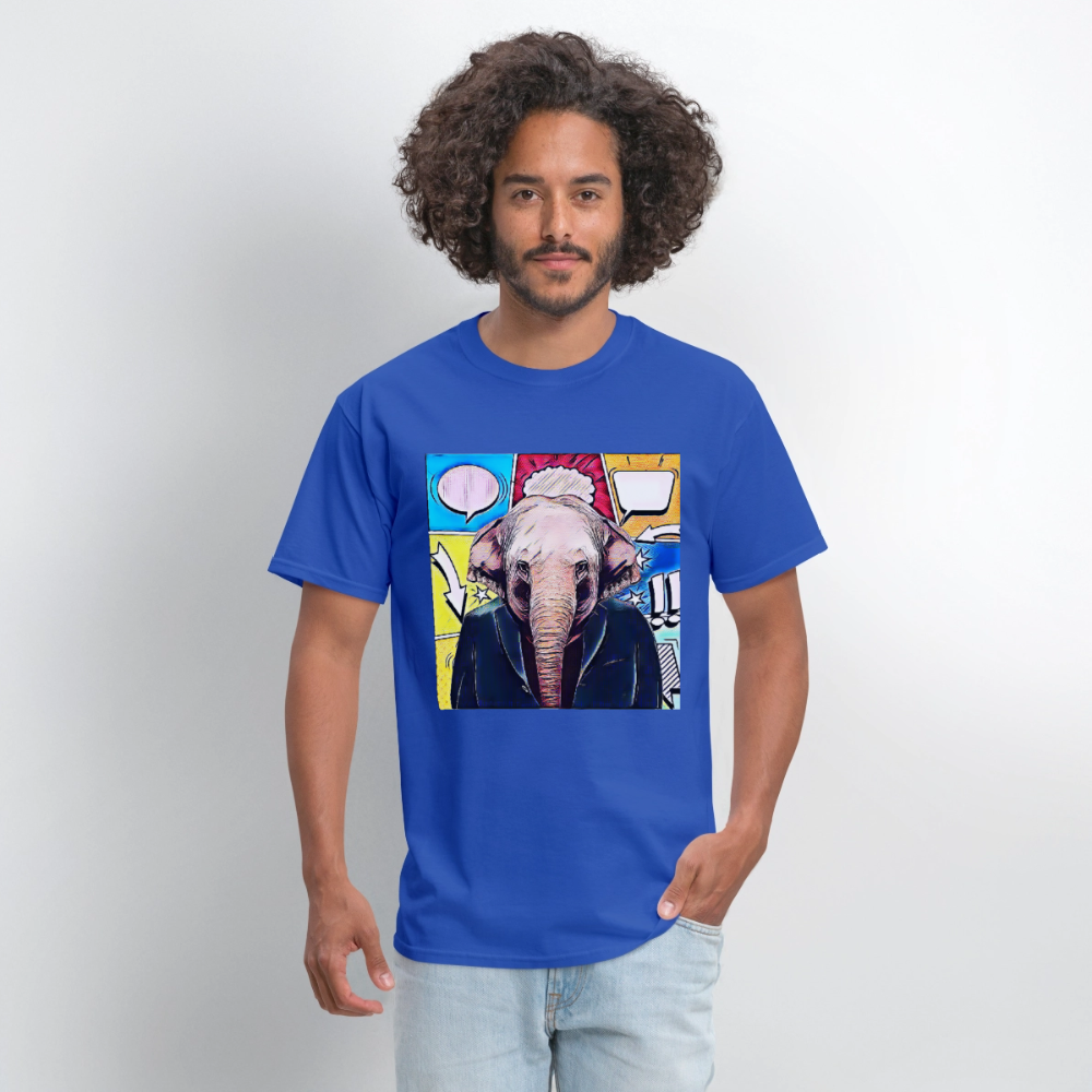 Elephant Party - royal blue