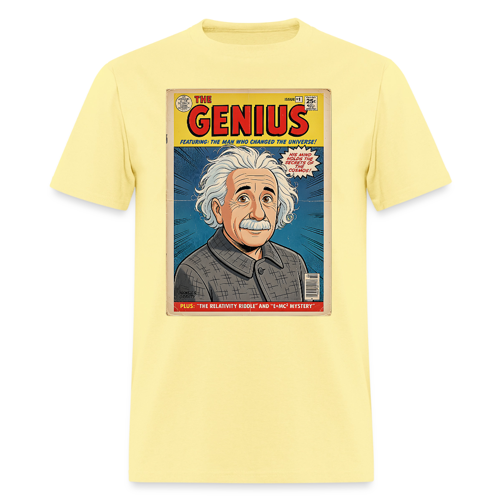 Albert Einstein #1 - cornsilk