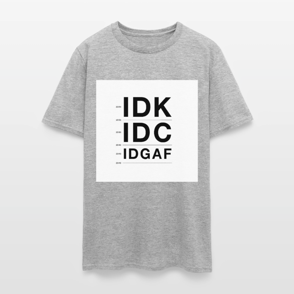#2 IDK - heather gray