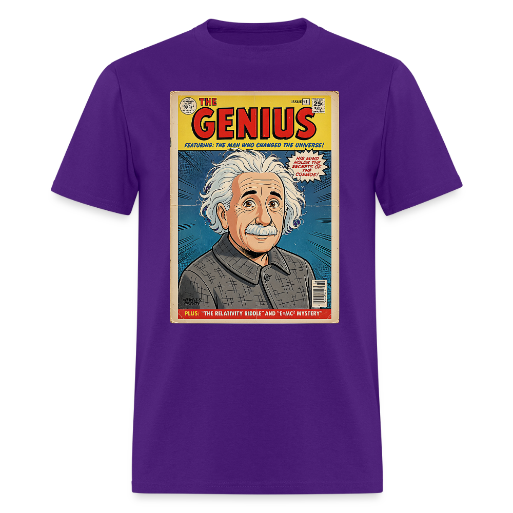 Albert Einstein #1 - purple