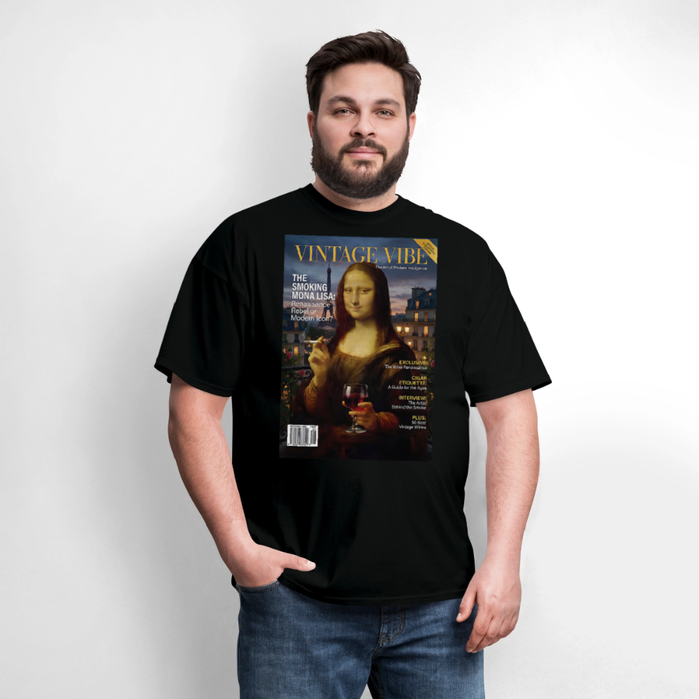 A Smoking Mona Lisa - black