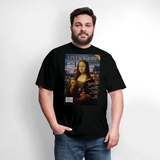 A Smoking Mona Lisa - black