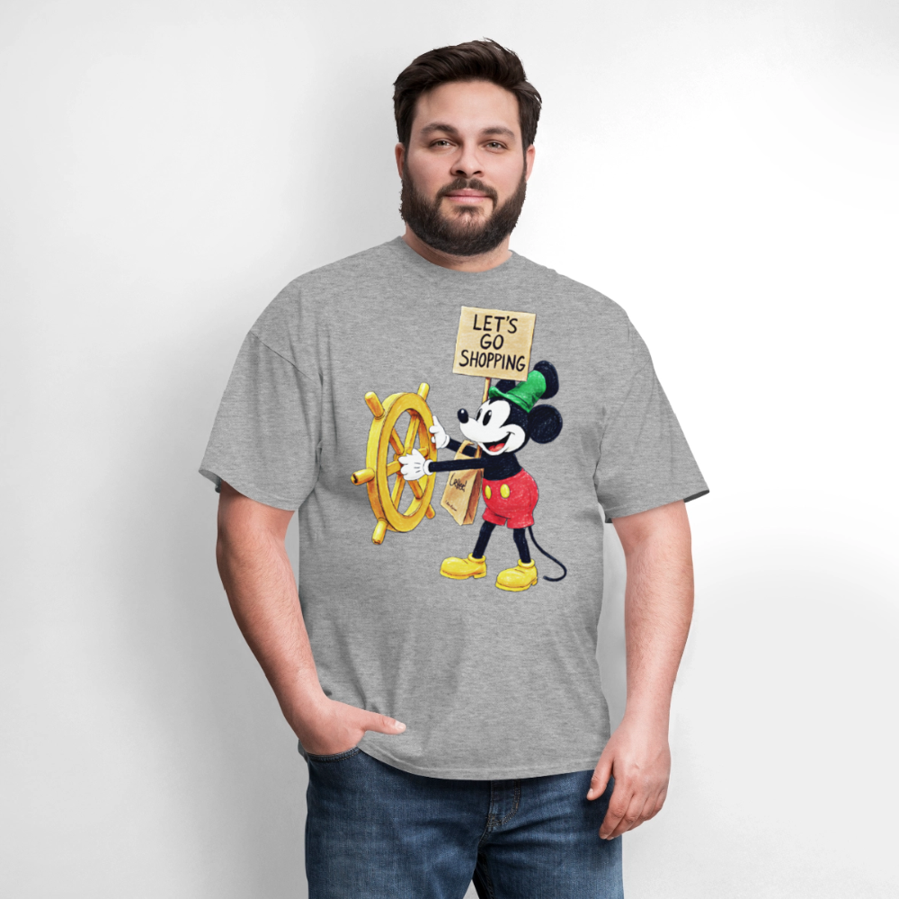 Let's Go Shopping - heather gray