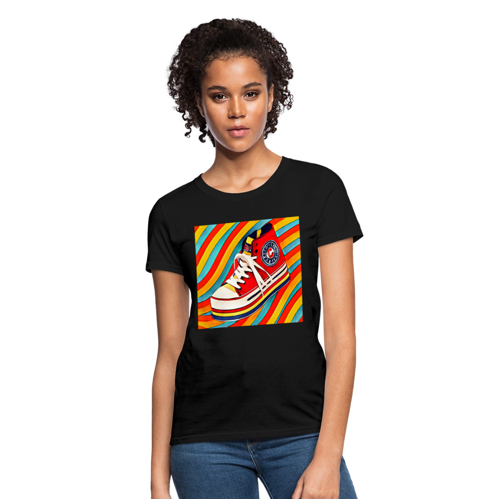 High Top Sneaker - black