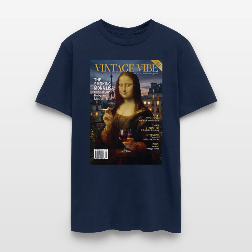 A Smoking Mona Lisa - navy
