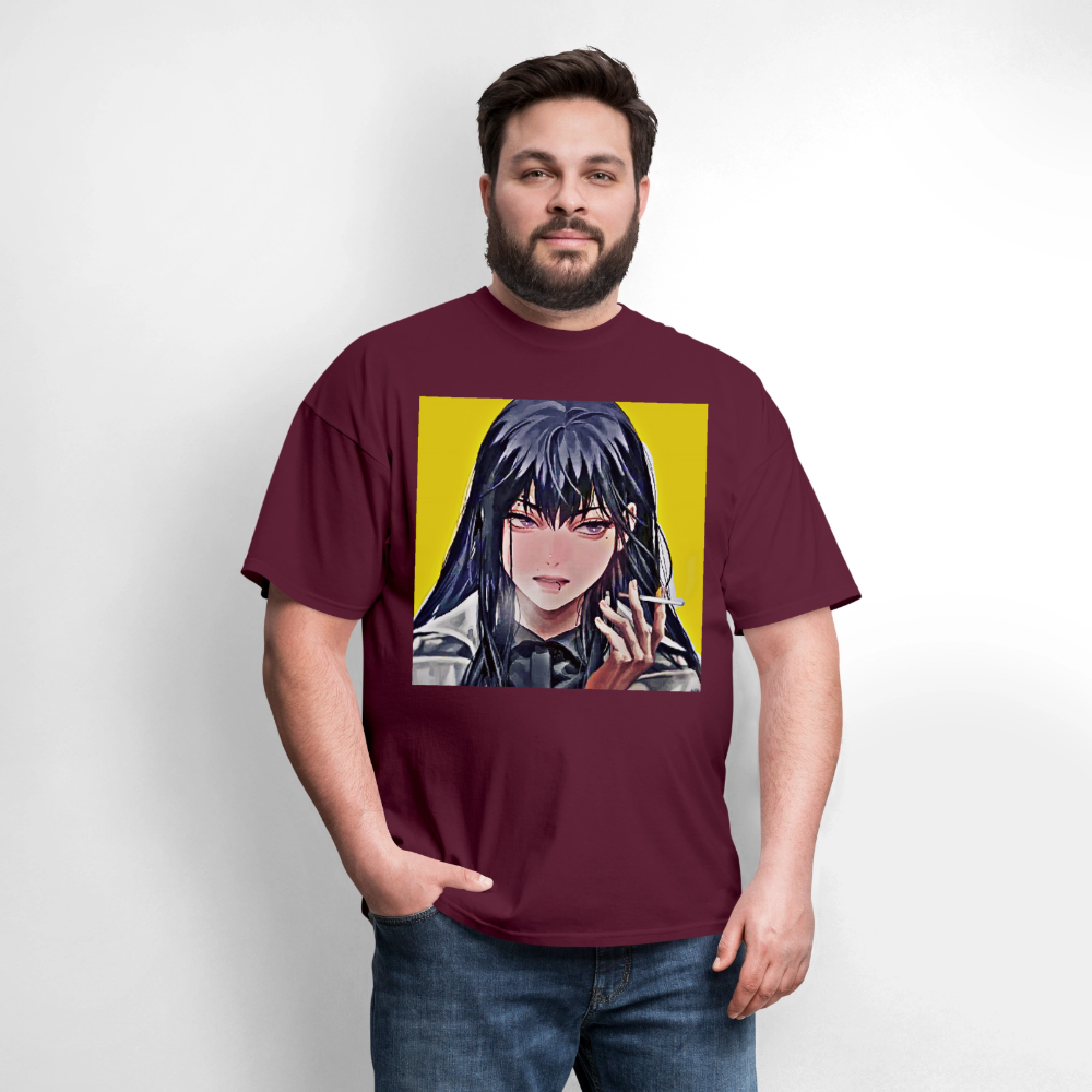 Mysterious Woman - burgundy