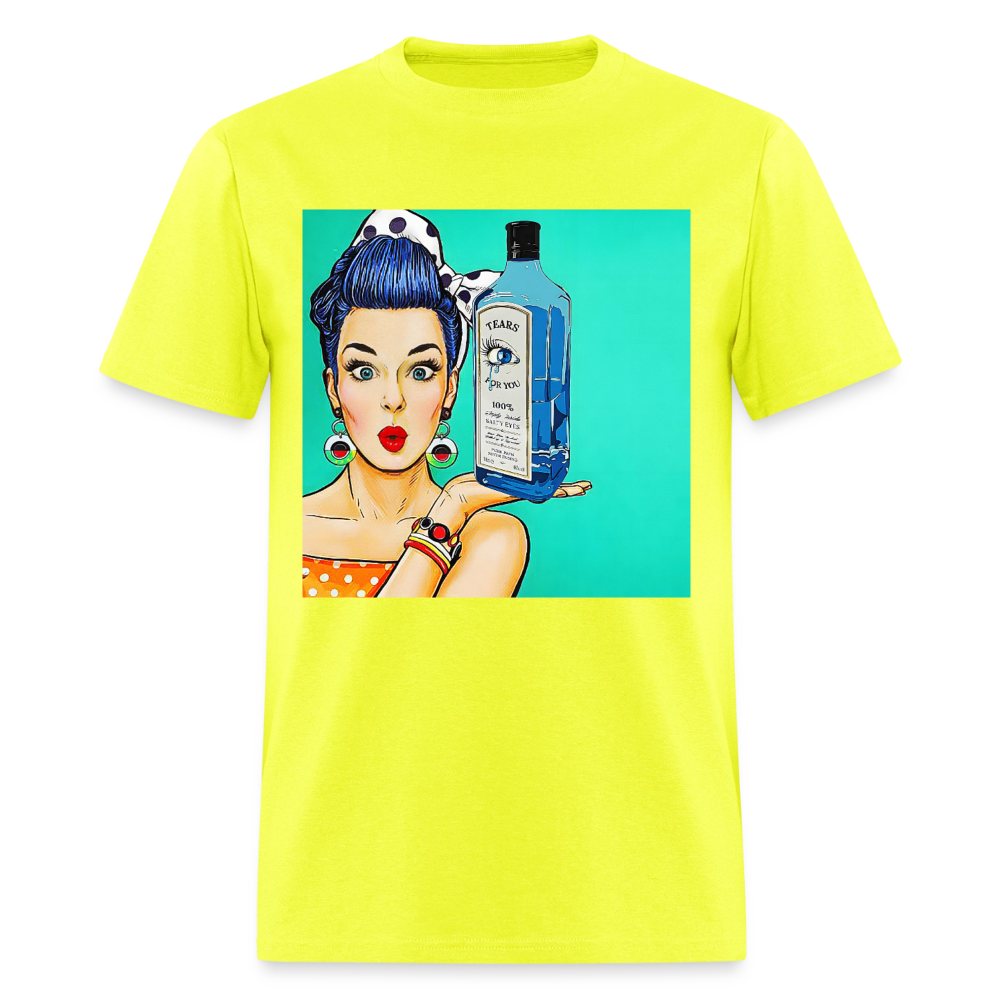 Retro Woman - safety green