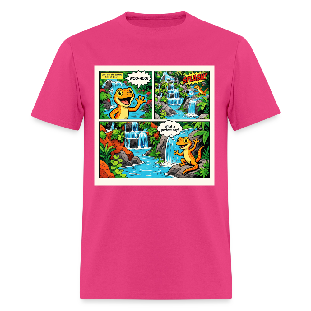 Comic Lizard - fuchsia