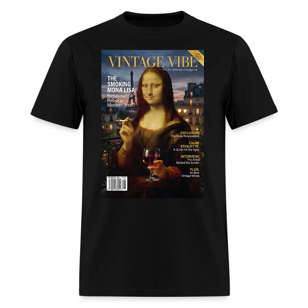 A Smoking Mona Lisa - black