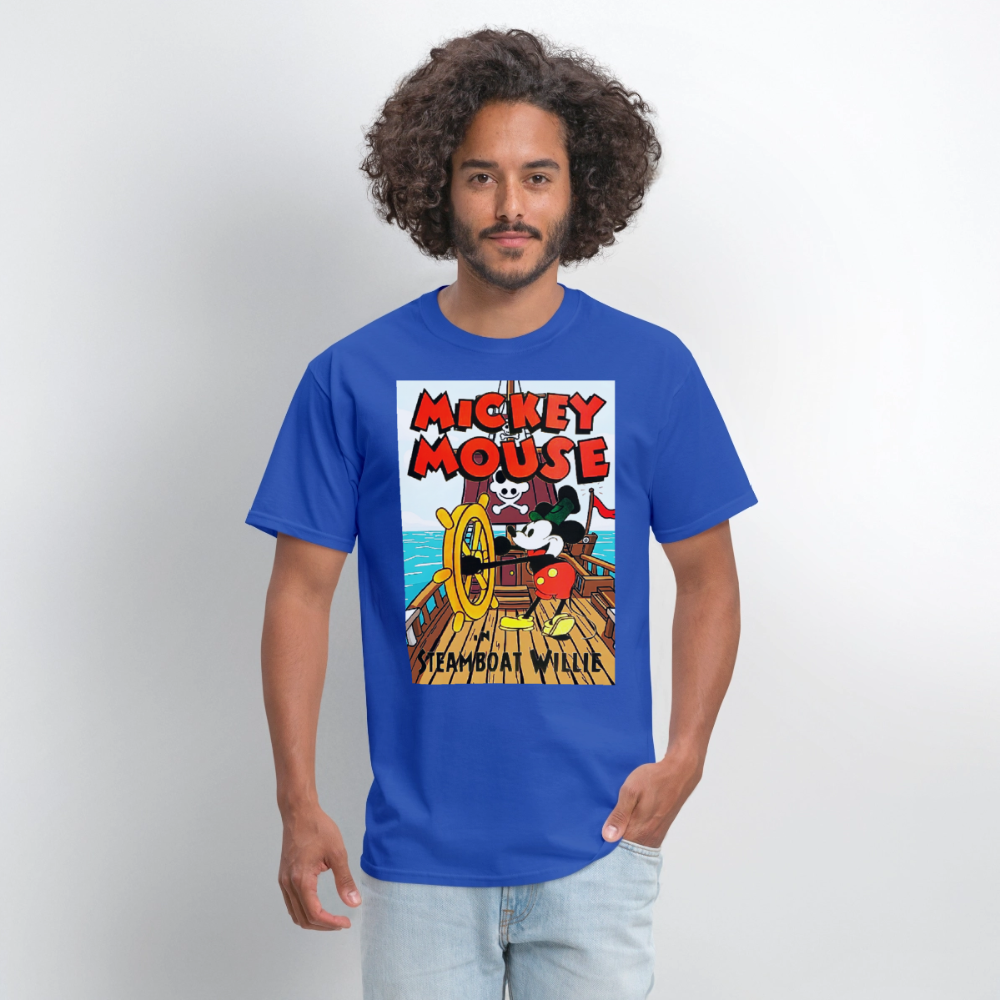 Steamboat Willie - royal blue