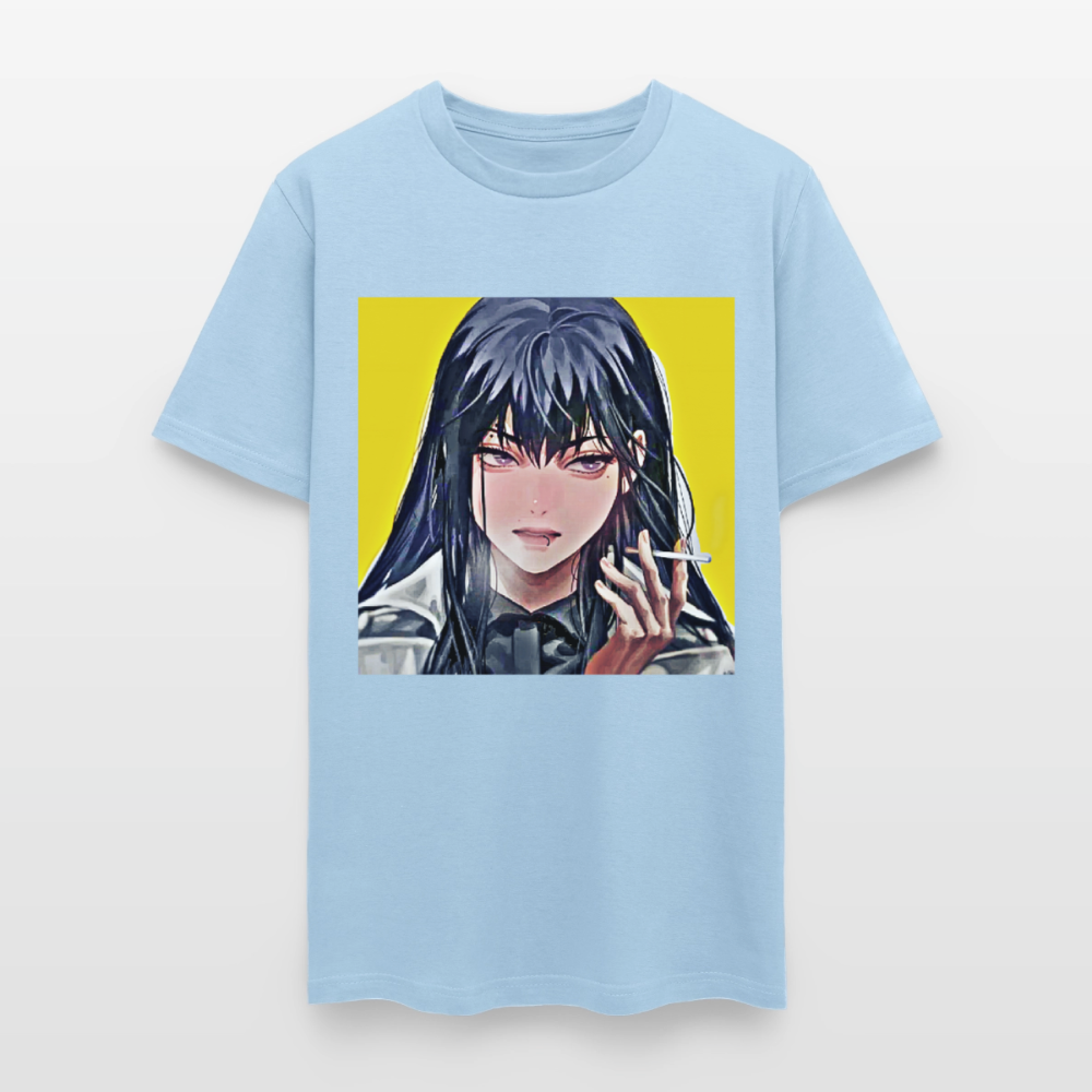 Mysterious Woman - powder blue