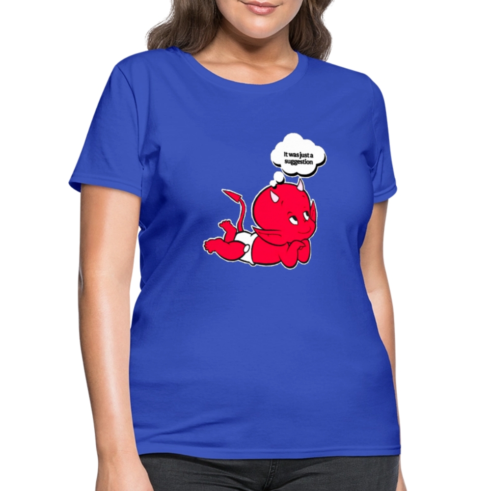 Just A Suggestion - royal blue