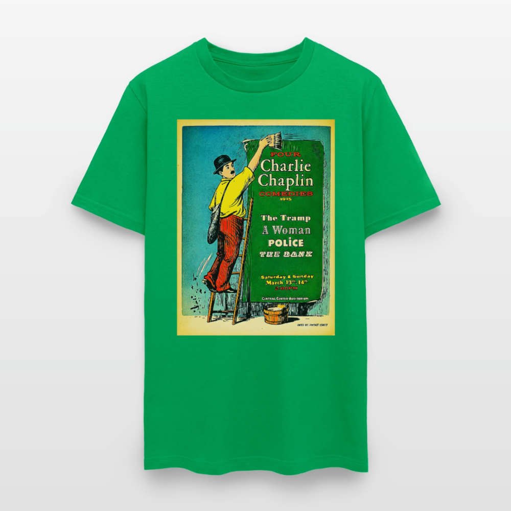 1915 Charlie Chaplin - bright green