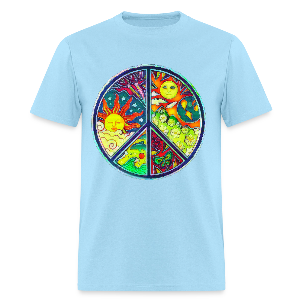 Peace - powder blue