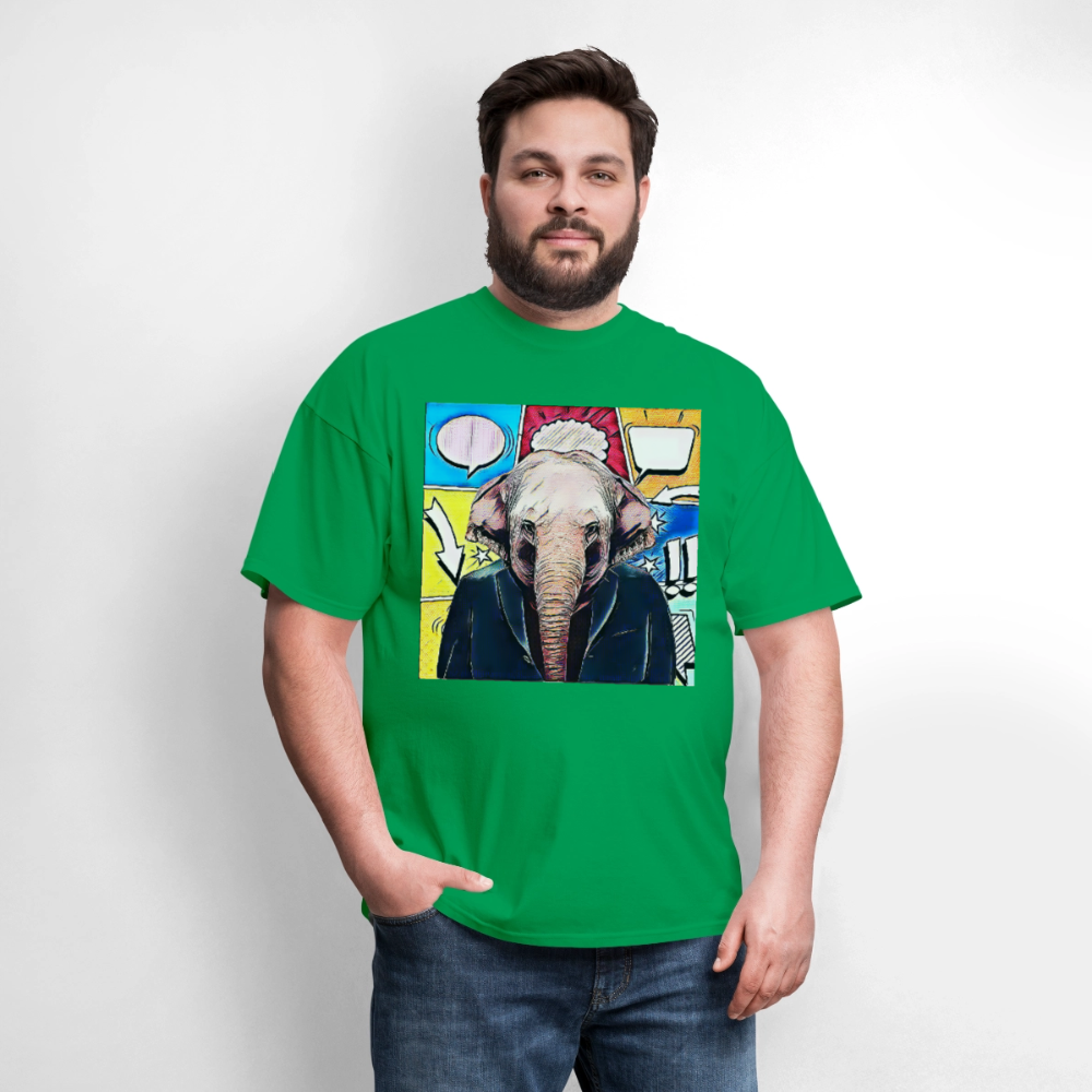 Elephant Party - bright green