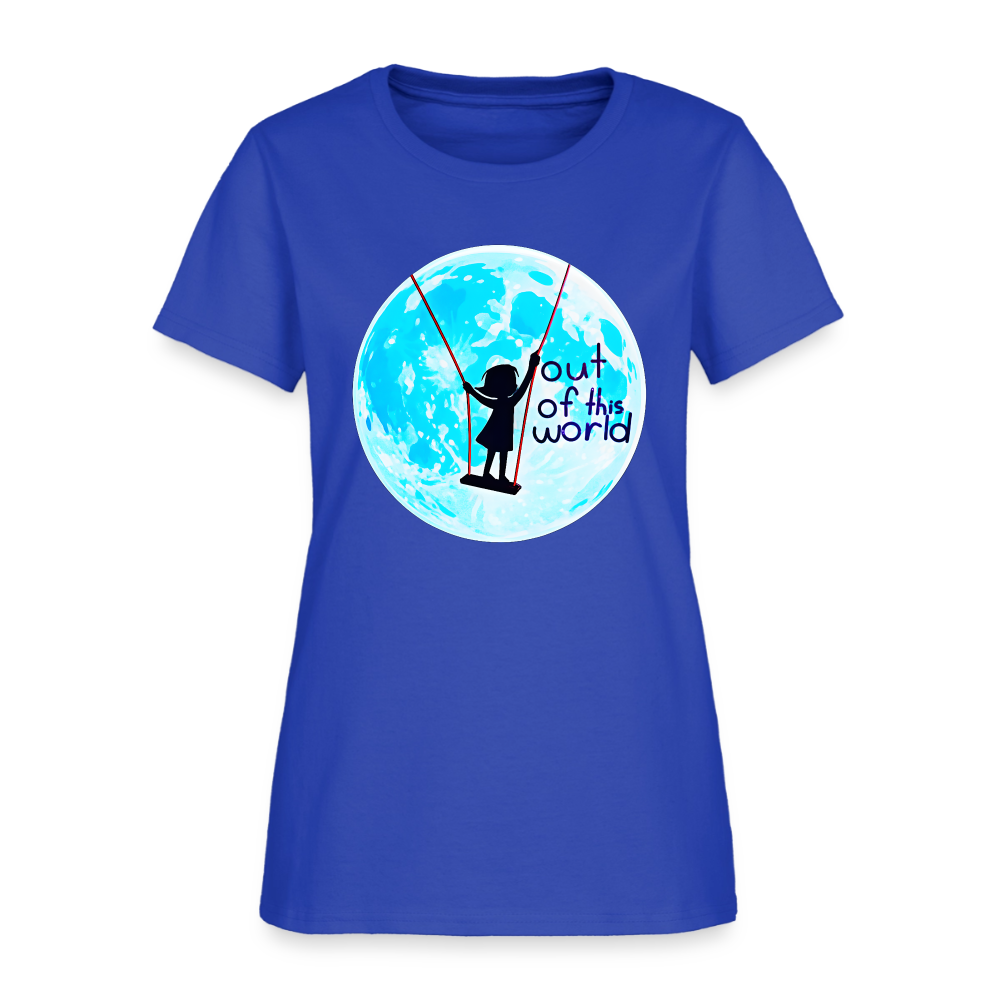 Out of this world - royal blue