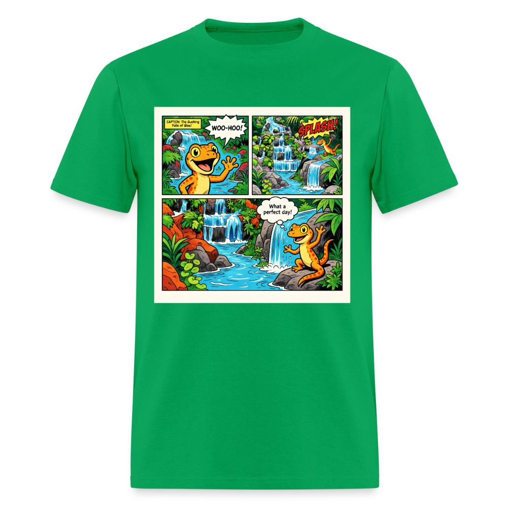 Comic Lizard - bright green