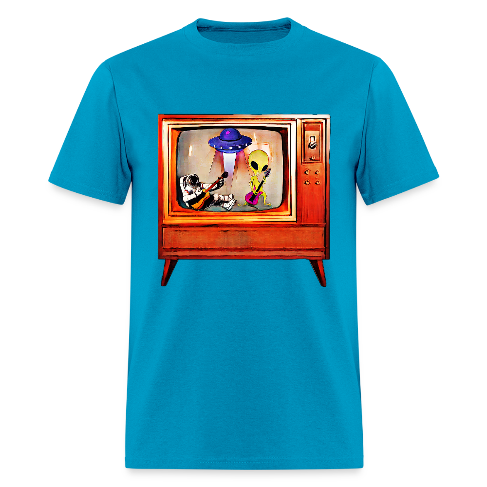 Rocking Astronaut and Alien - turquoise