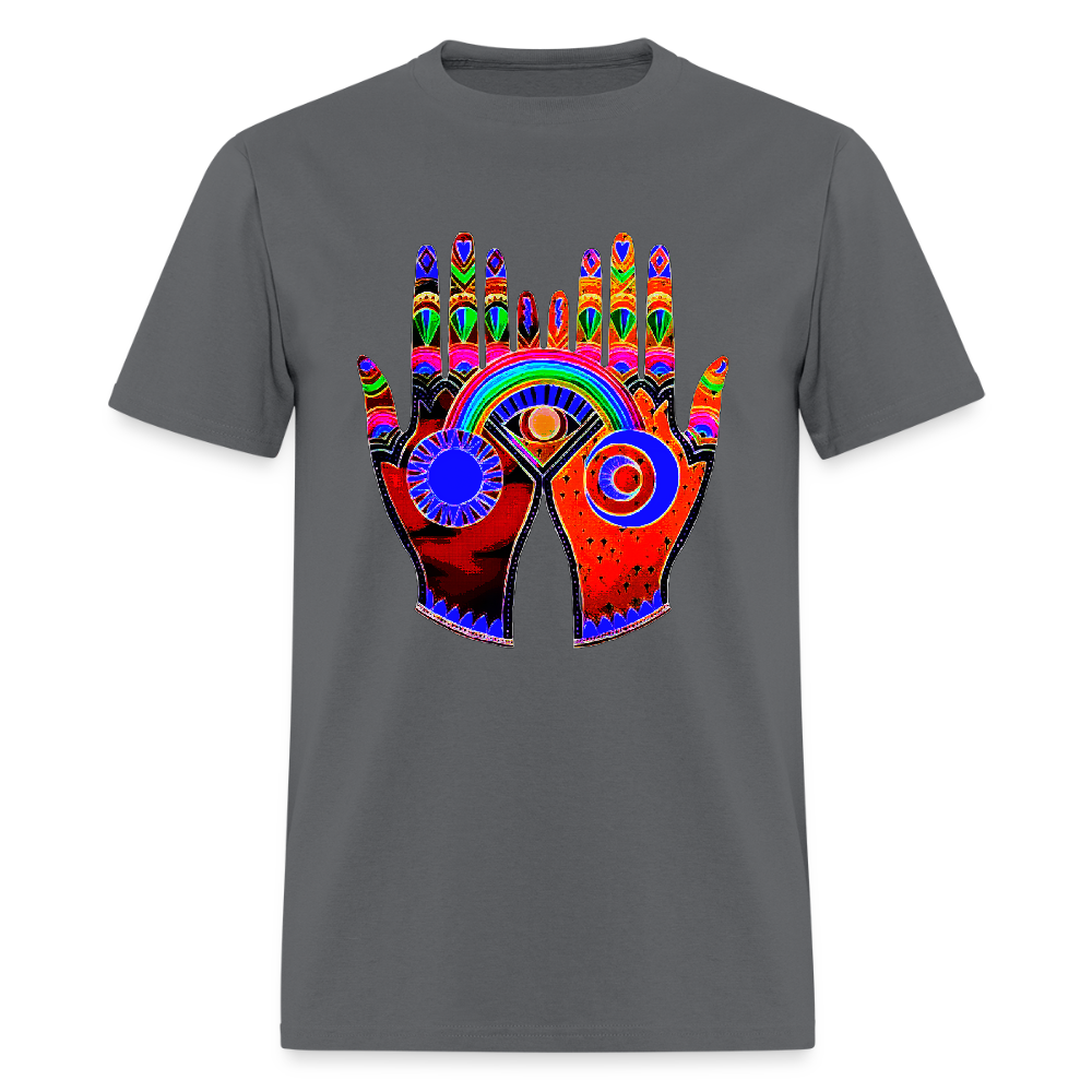 Open Hands - charcoal